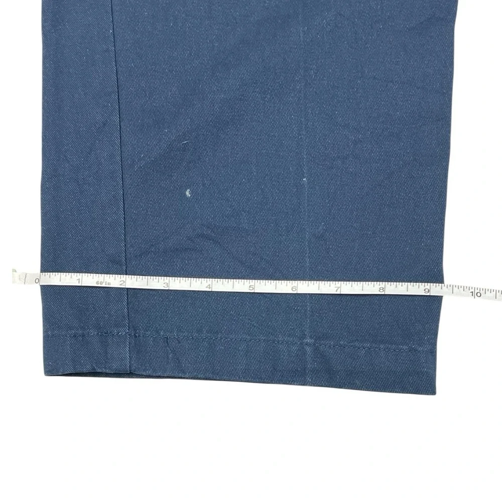 Dickies Men's Work Pants Chino Navy Blue Size 42x30 Straight Leg Durable
